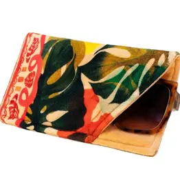 Exotic Leaves Sunglasses Pouch