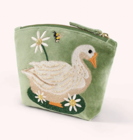 Garden Goose Velvet Mini Pouch