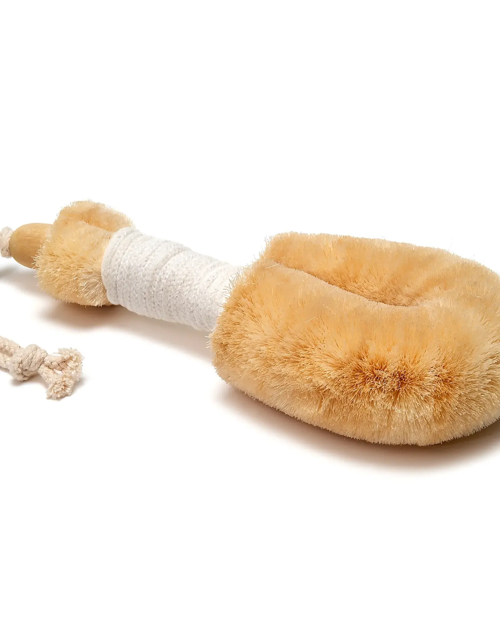 Medium White Handle Sisal Body Brush
