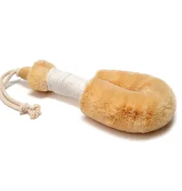 Medium White Handle Sisal Body Brush