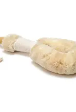 Medium Jute Body Brush White Handle