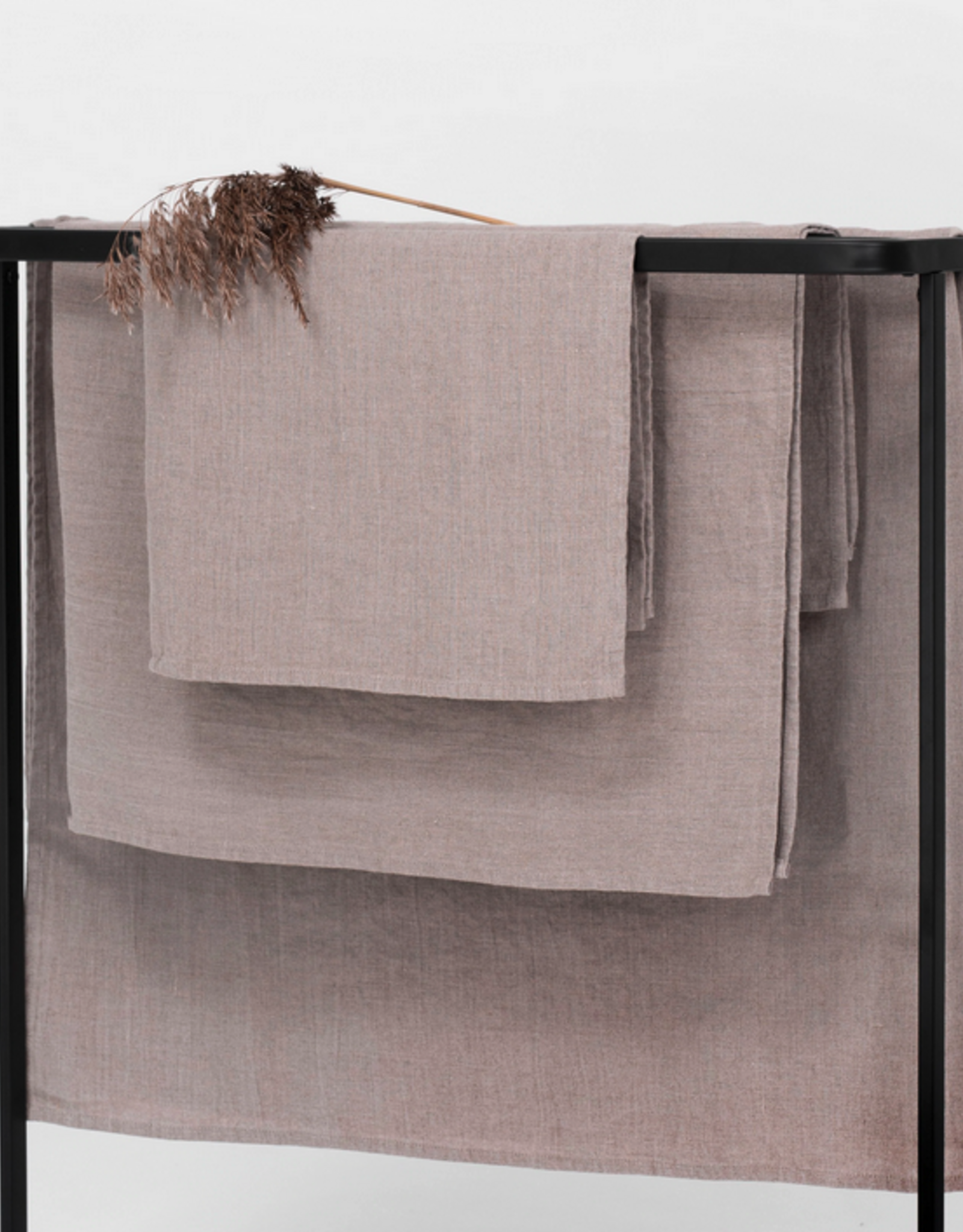 Natural Plain Linen Bath Towel L55" W39"