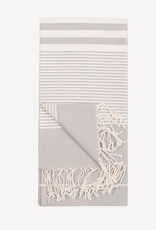 Silver Harem Turkish Towel