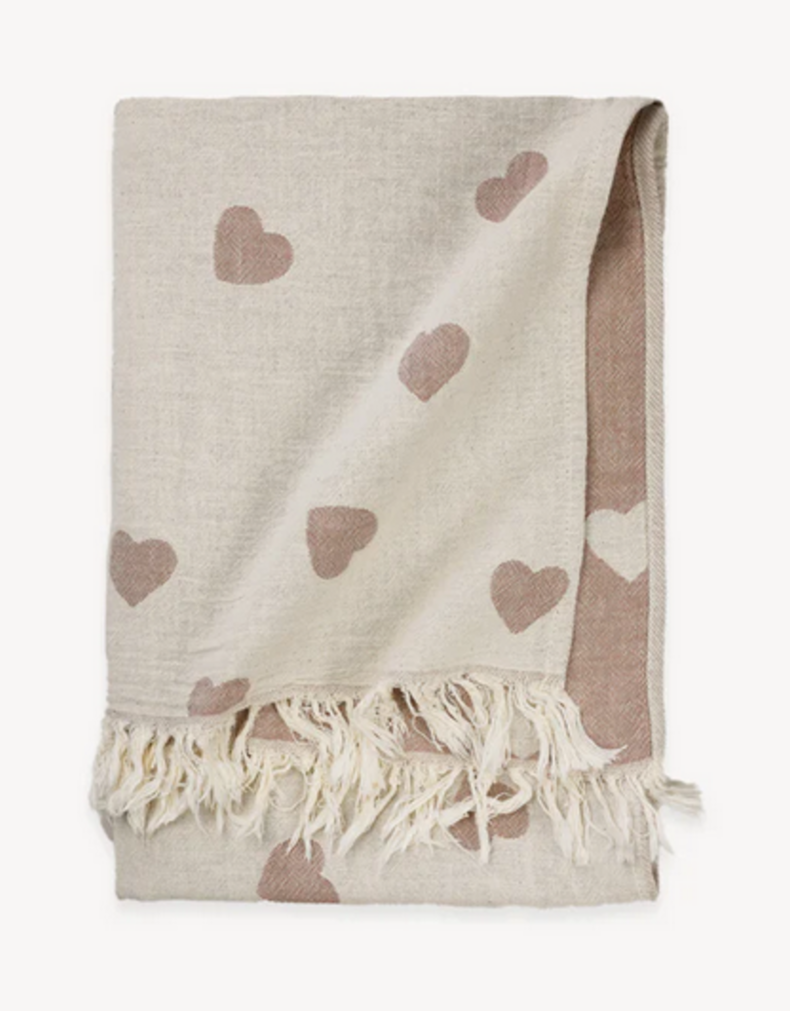Shell Have a Heart Towel L70" W39"