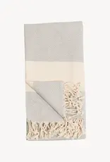 Mist Diamond Pattern Turkish Towel