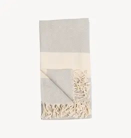 Mist Diamond Pattern Turkish Towel