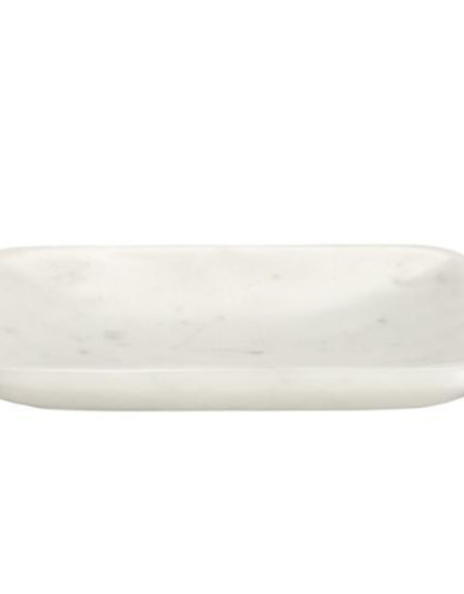 Marble Soap Dish w/ Rounded Edges L5.23" W3.66"