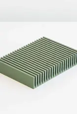 Olive Green Douglas Rectangle Soap Tray