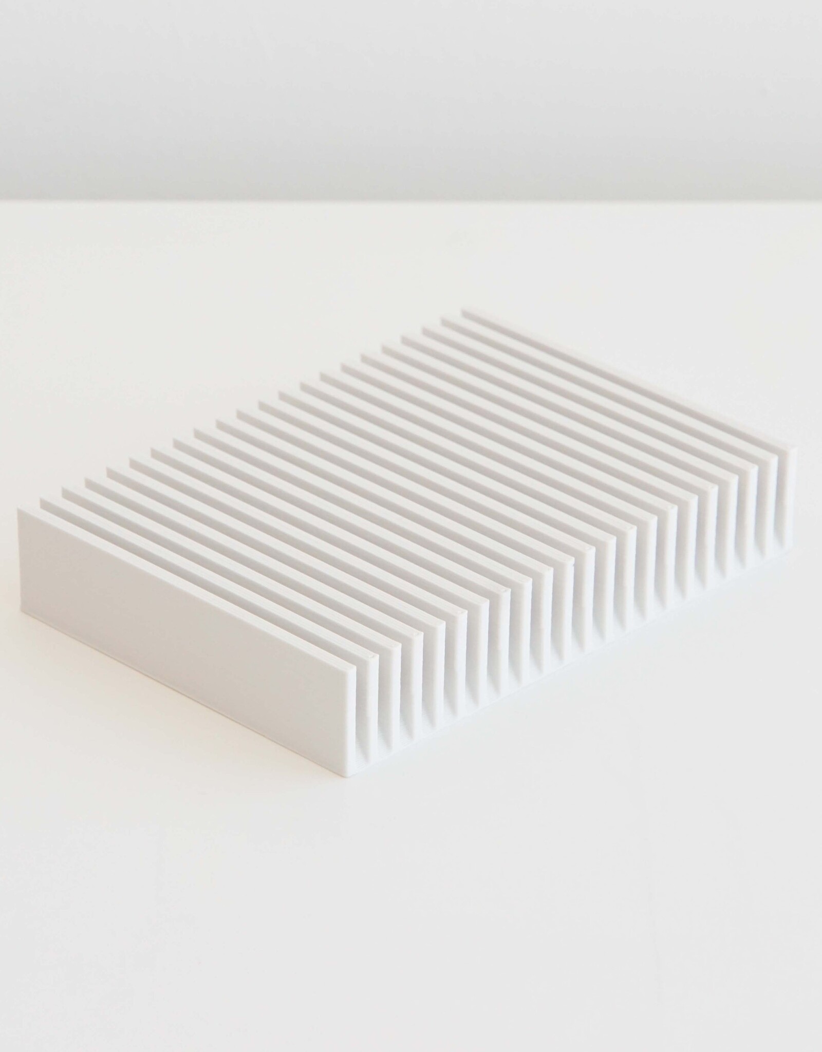 White Douglas Rectangle Soap Tray