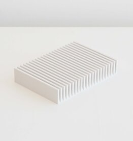 White Douglas Rectangle Soap Tray