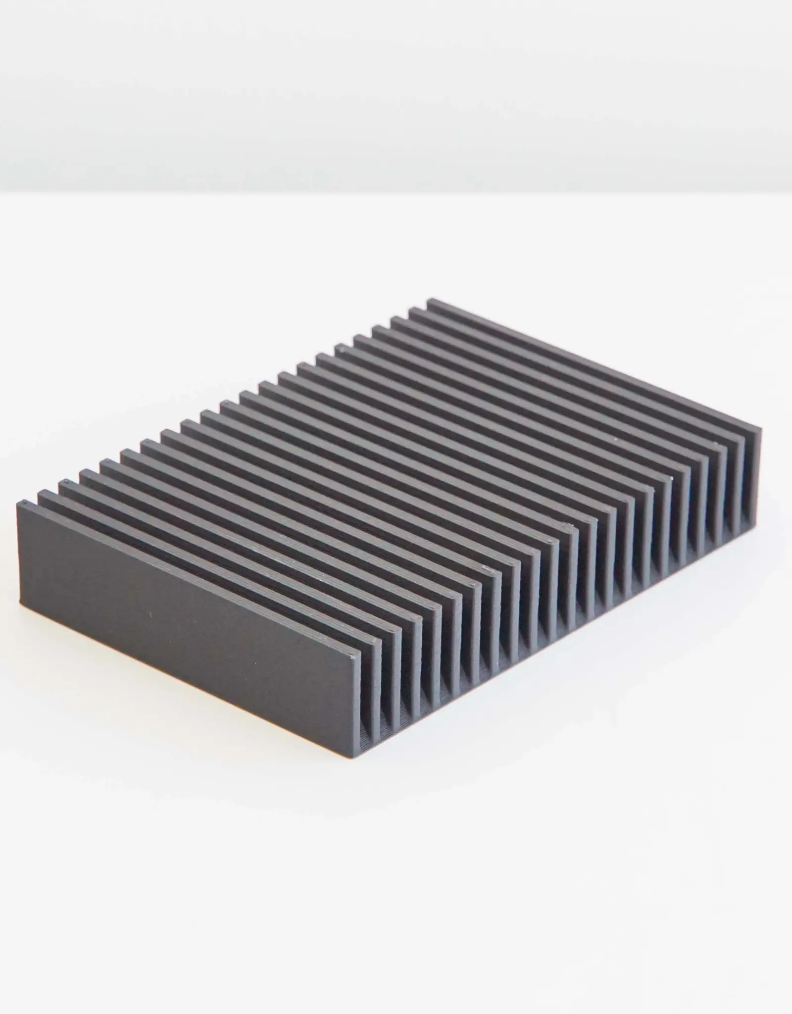 Black Douglas Rectangle Soap Tray