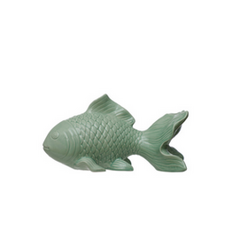 Aqua Reactive Glaze Stoneware Fish