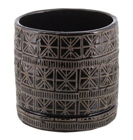 Cusco Grey with Black Clay Pot