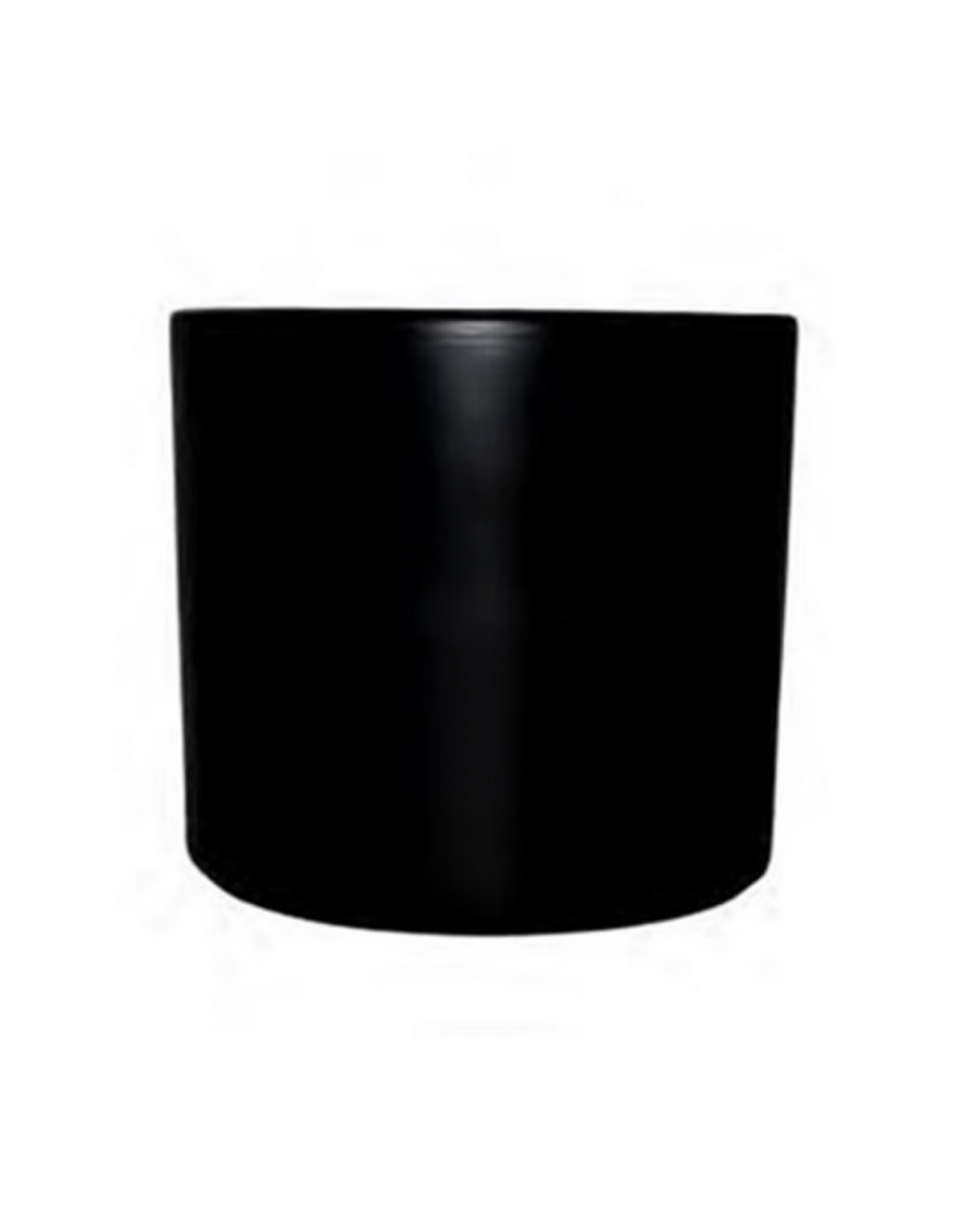 Matte Black Pillar Pot