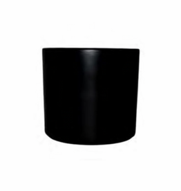 Matte Black Pillar Pot