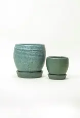 Green Bradford Pot with Saucer