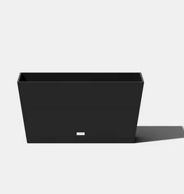 Small Midori Long Planter with Tray L31” W10" H17.25"