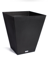Large Black Nobleton Planter L19" W19" H22"