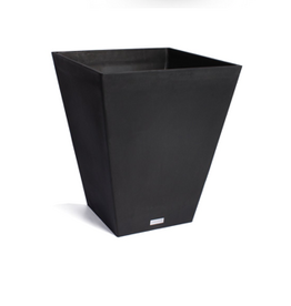 Large Black Nobleton Planter L19" W19" H22"