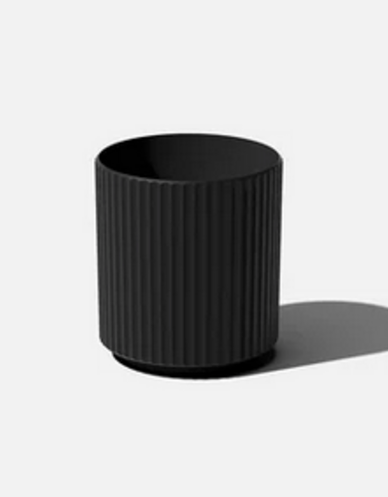 Small Black Demi Planter D10.5" H11.5"