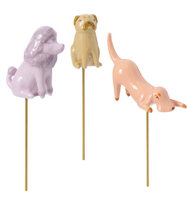 Playful Pups Plant Stick - Assorted