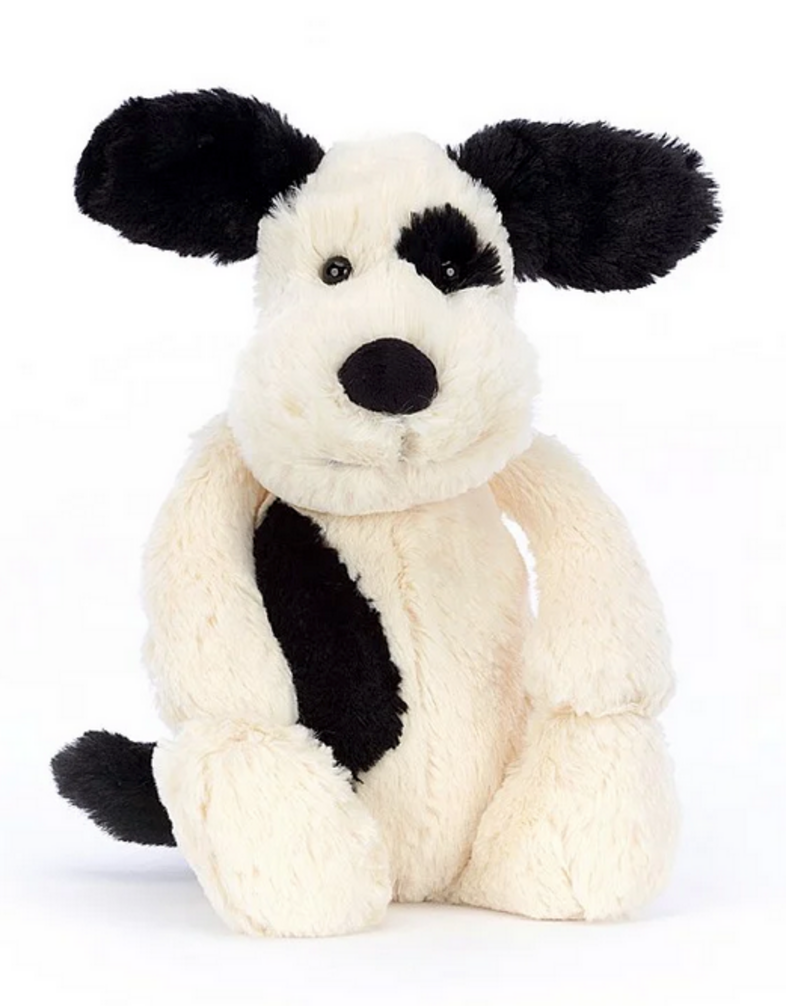 Medium Black and Cream Bashful Puppy