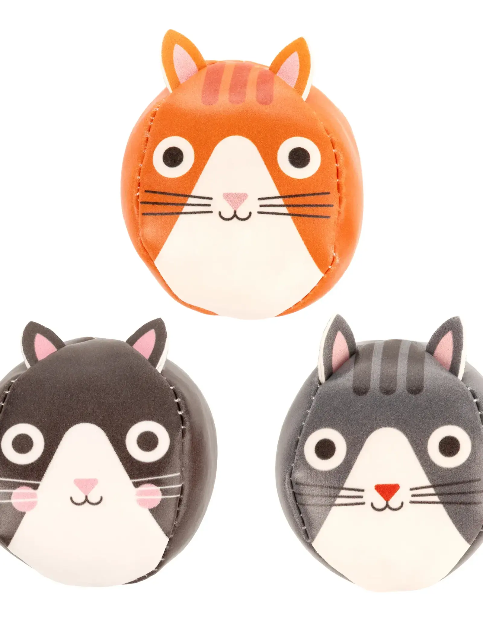 Three Cats Juggling Balls