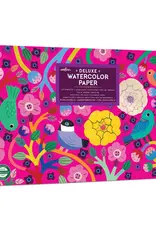 Birds in Fuchsia Watercolour Pad