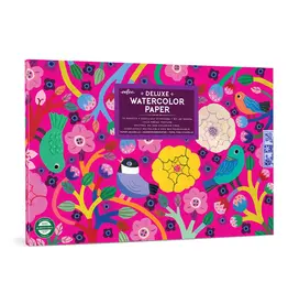 Birds in Fuchsia Watercolour Pad