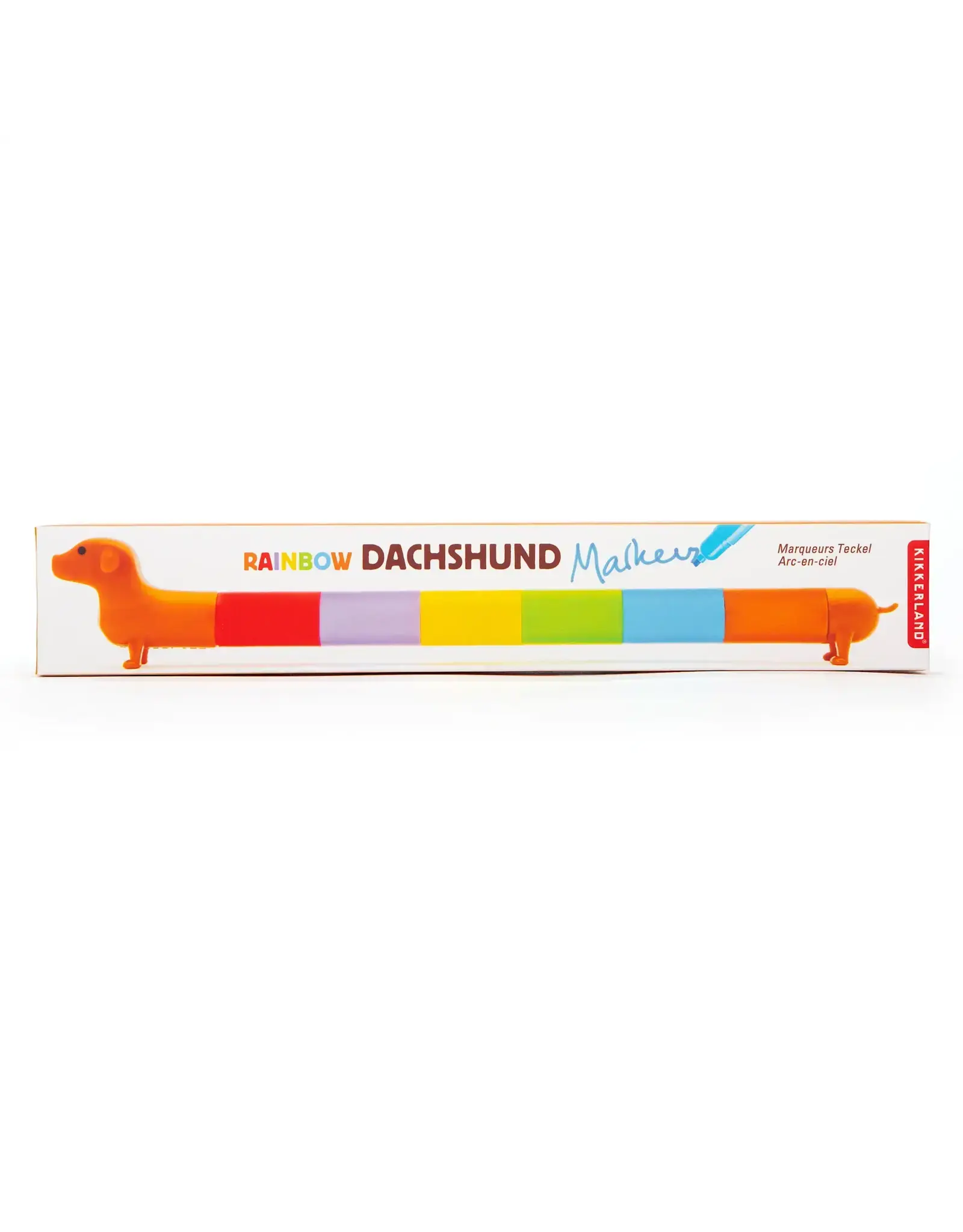 Rainbow Dachshund Markers