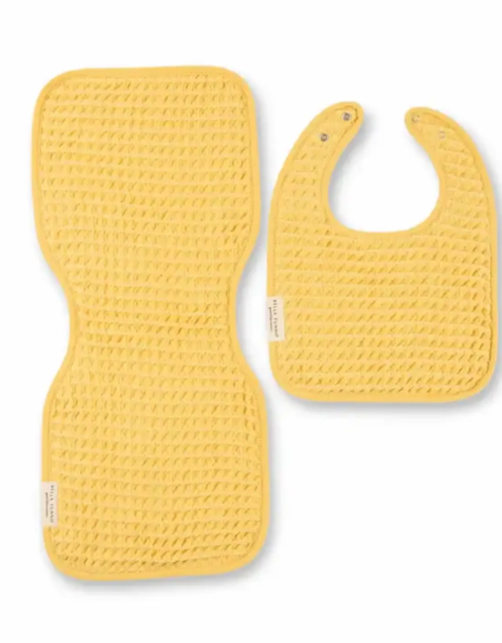 Sunshine Reversable Bib & Burp Set
