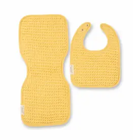 Sunshine Reversable Bib & Burp Set