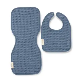 Rain Reversable Bib & Burp Set