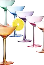 Coupe Cocktail Glass - Bright Colours