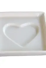 Heart Olive Oil and Balsamic Dipping Plate