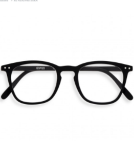 Black #E Reading Glasses +1.5