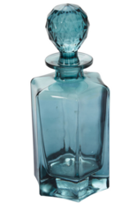 Medium Blue Baudelaire Decanter H10.25"