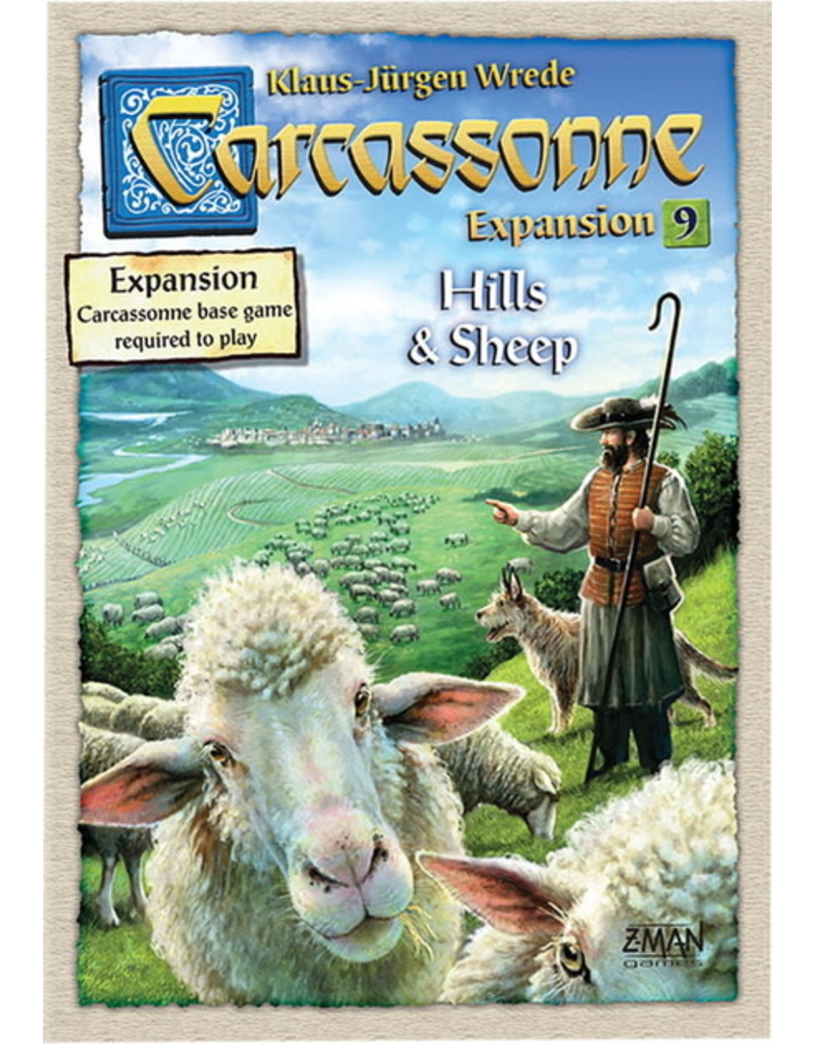 Z-Man Games Carcassonne Expansion 9 Hills & Sheep