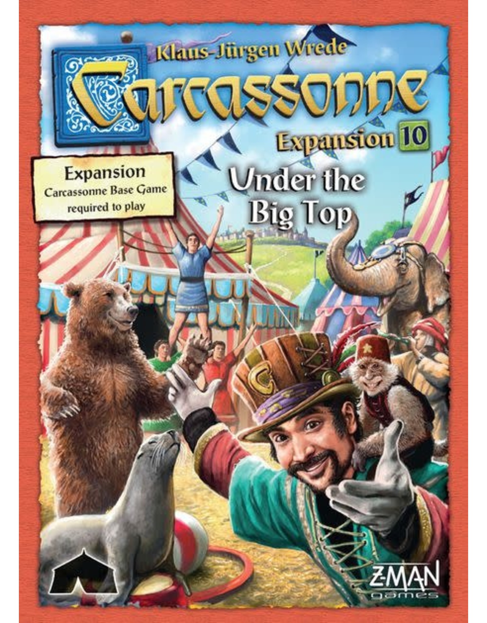 Z-Man Games Carcassonne Expansion 10 Under the Big Top