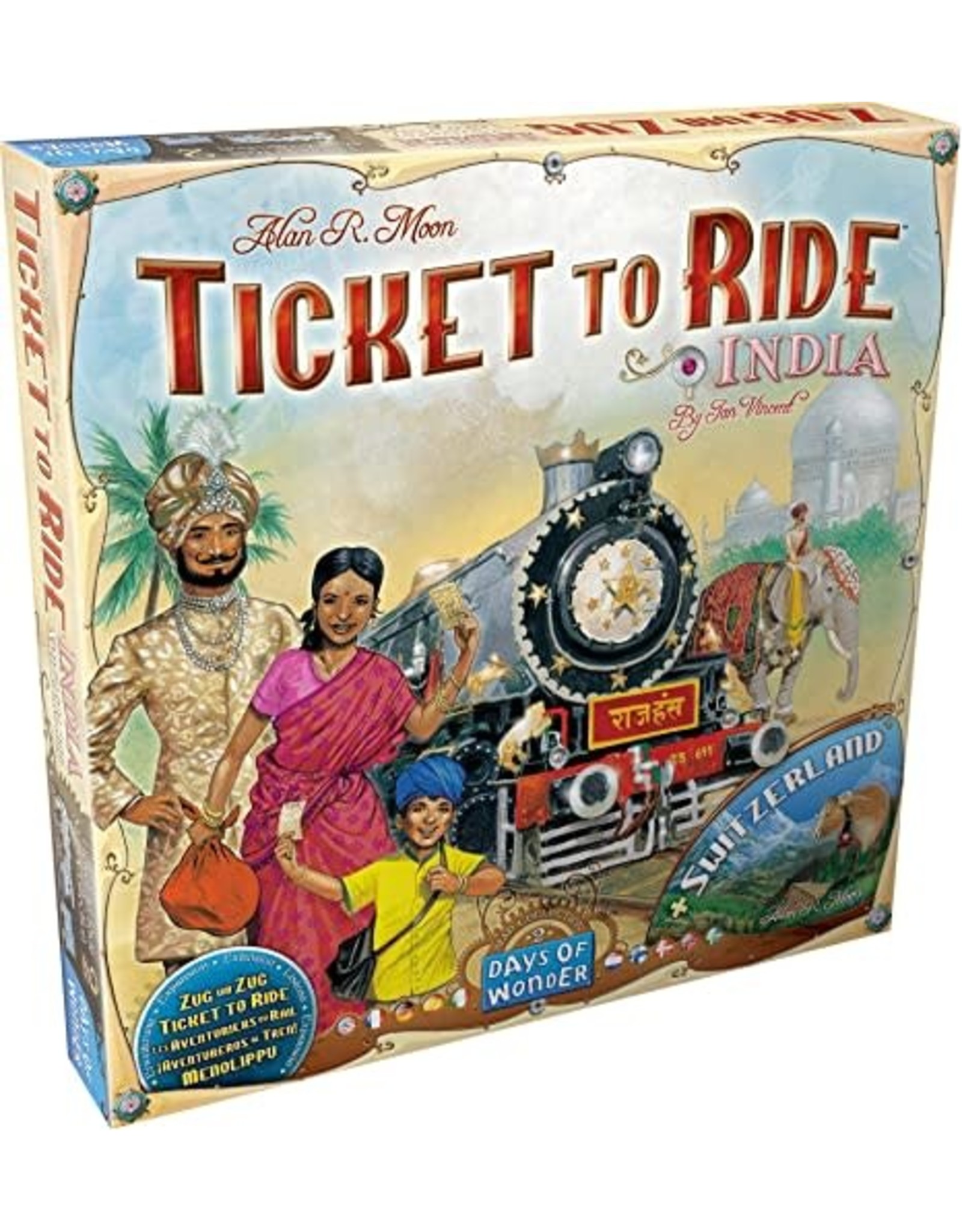 Ticket to Ride Expansion India and Switzerland