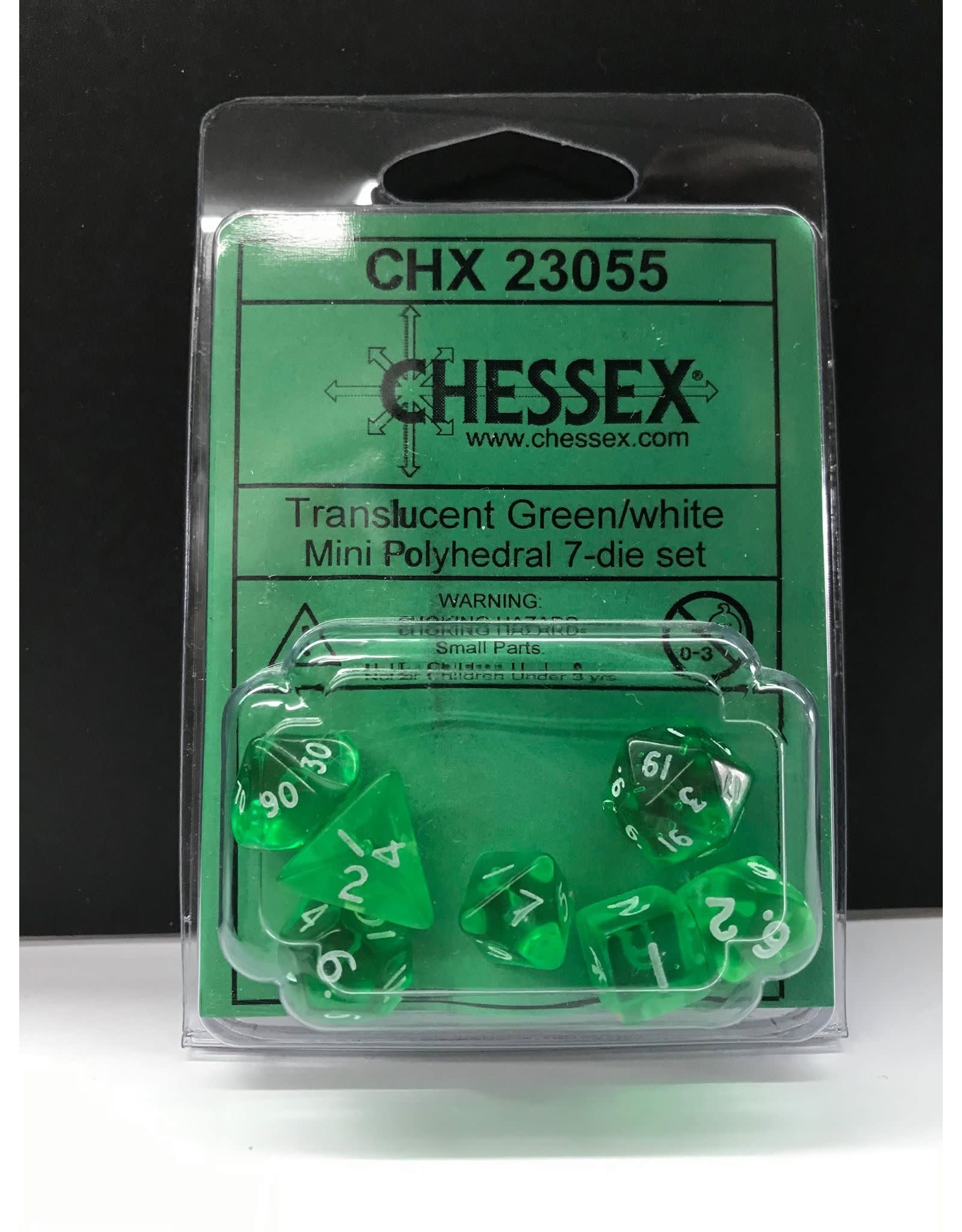 Chessex Chessex Mini Translucent (7pc Set)