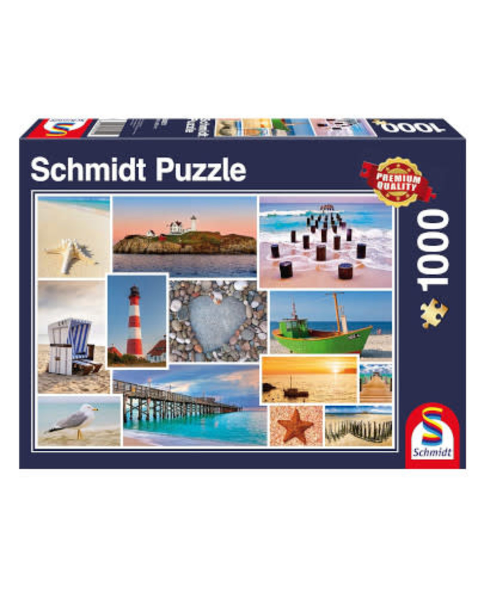 Schmidt Schmidt Puzzle: By the Sea 1000 Pcs