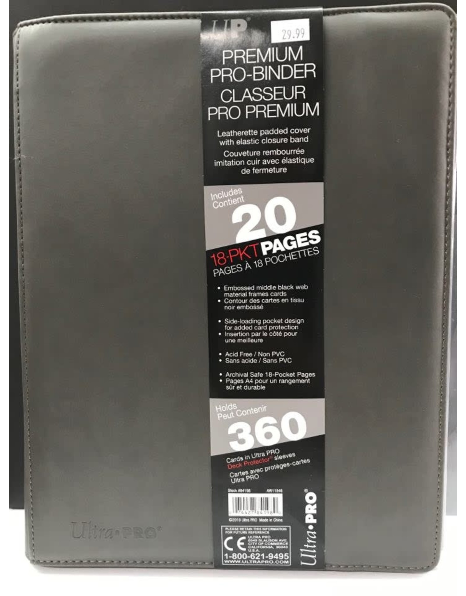 Ultra Pro Ultra Pro Premium Pro Binder