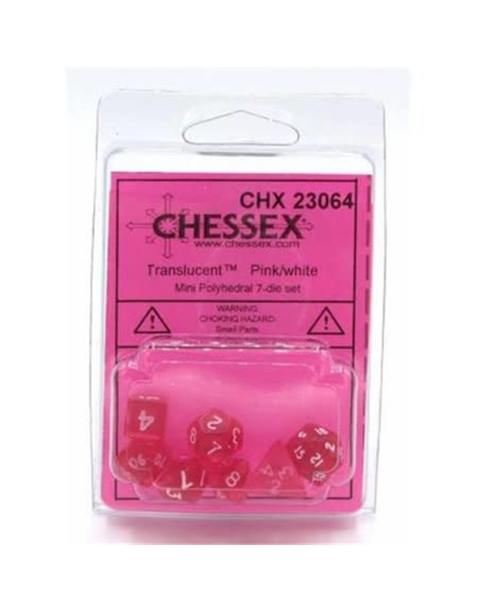 Chessex Chessex Mini Translucent (7pc Set)