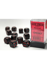 Chessex Chessex Opague 16mm (12d6) Black/Red