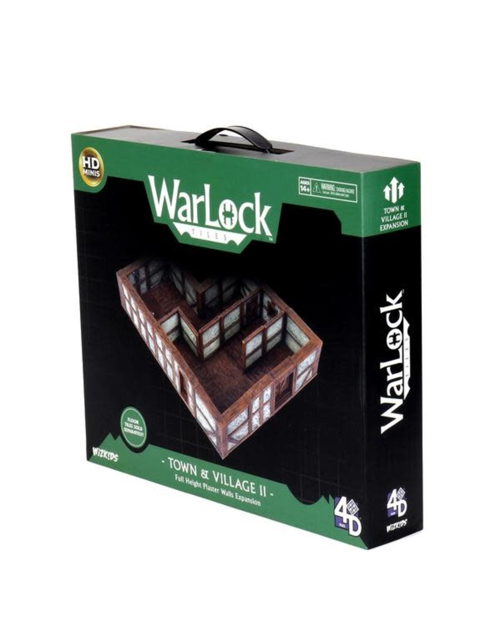 WizKids Warlock Tiles Town/Village Tiles 2: Plaster Walls Expansion