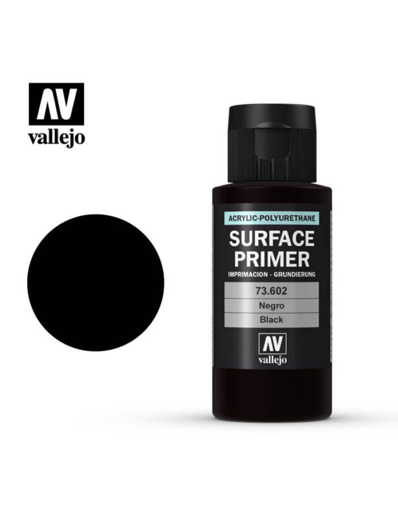 Vallejo Vallejo Surface Primer 73.602 Black 60 ml