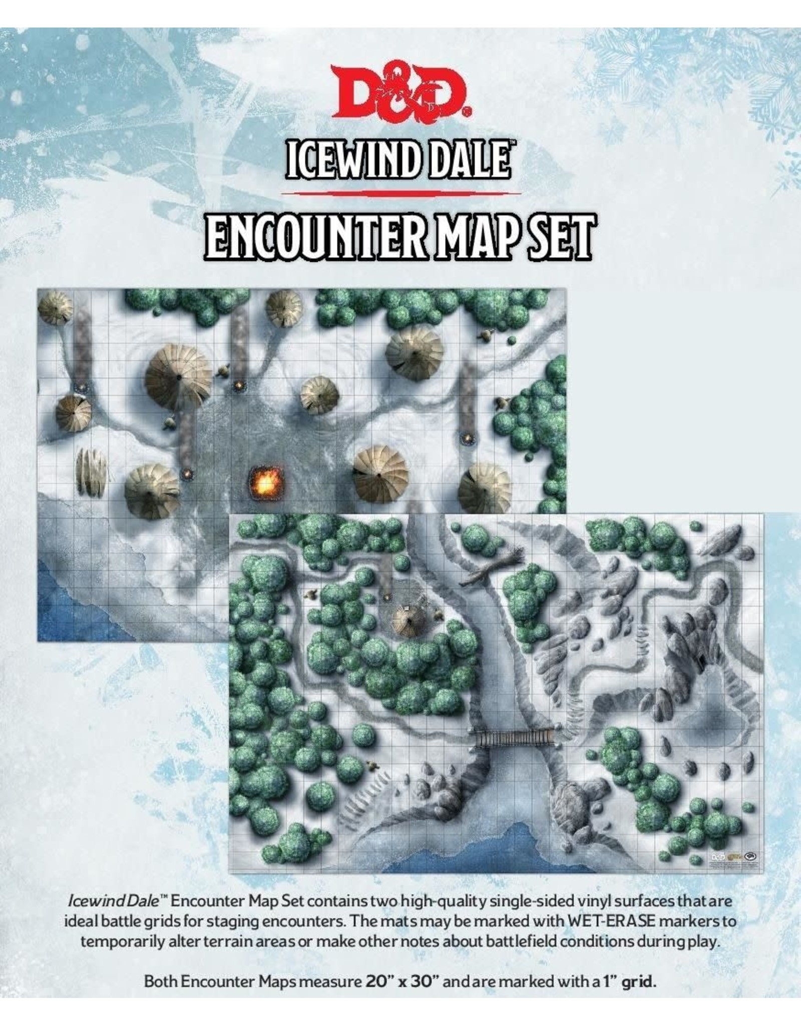 Icewind Dale Encounter Maps Wizards Of The Coast Icewind Dale Encounter Map (20" X 30") - Midgard Gaming