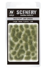 Vallejo Vallejo: Scenery  - Wild Tuft - Dry Green Large 6mm