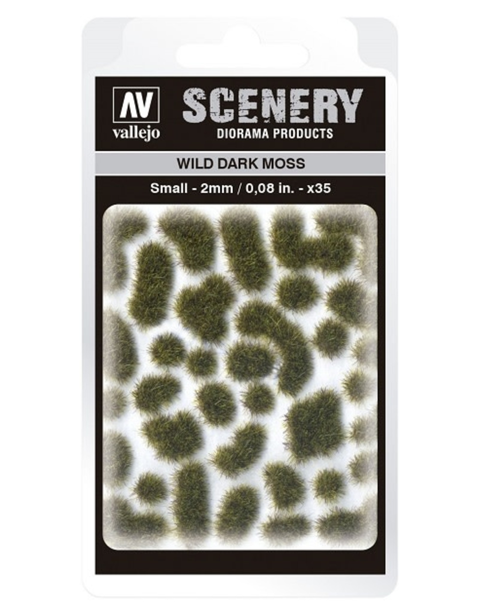 Vallejo Vallejo: Scenery - Wild Dark Moss Small 2mm